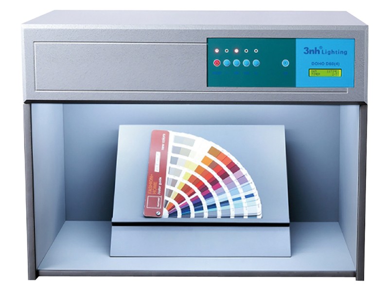 Label light source color light box